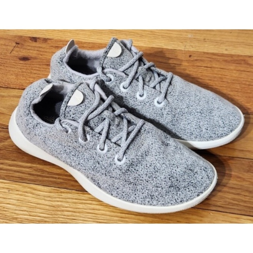 All‎ Birds Womens Wool Runner Shoes Size 10 Light Heather Grey Minimalist Money